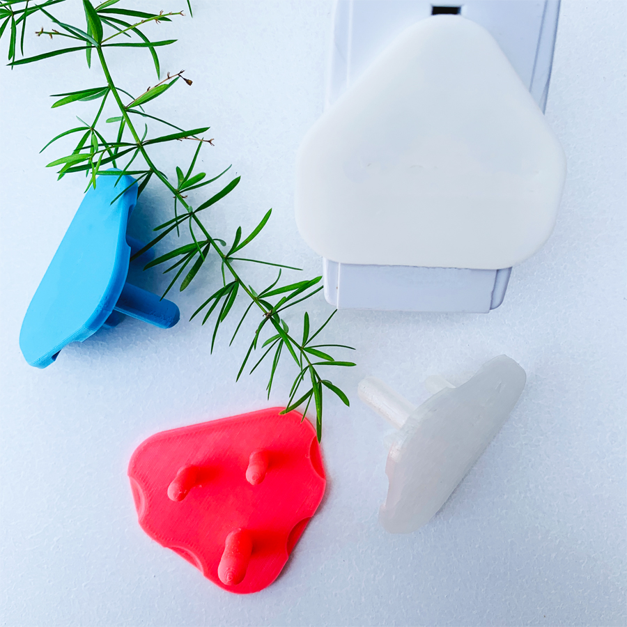 Baby Safety Type D Round 3 Pins Socket Covers