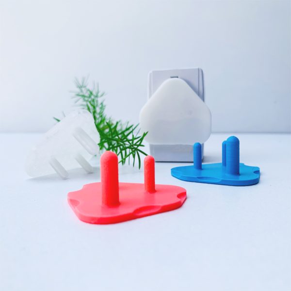 Baby Safety Type D Round 3 Pins Socket Covers - Image 2