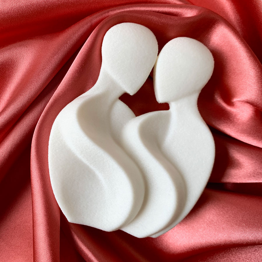 Snuggle Pair Couple Sculpture