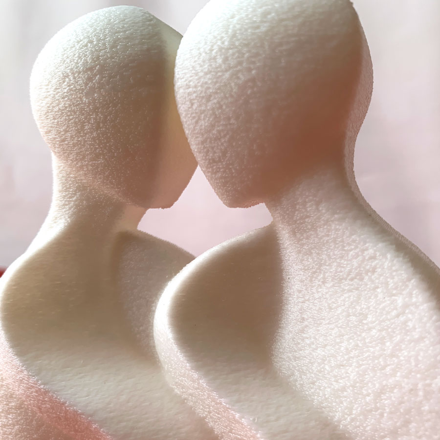 Snuggle Pair Couple Sculpture - Image 5