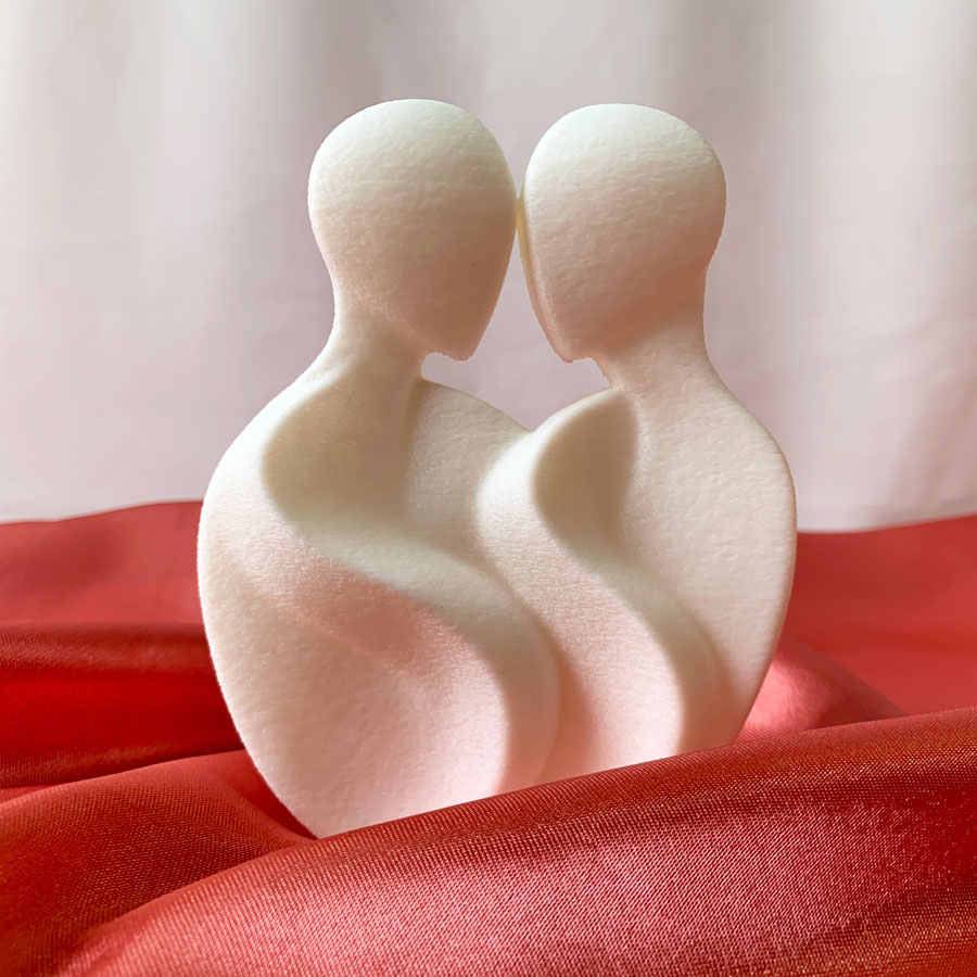 Snuggle Pair Couple Sculpture - Image 3