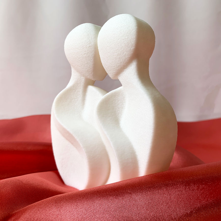 Snuggle Pair Couple Sculpture - Image 4