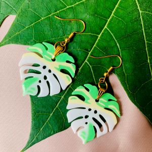 Monstera Grace Earrings